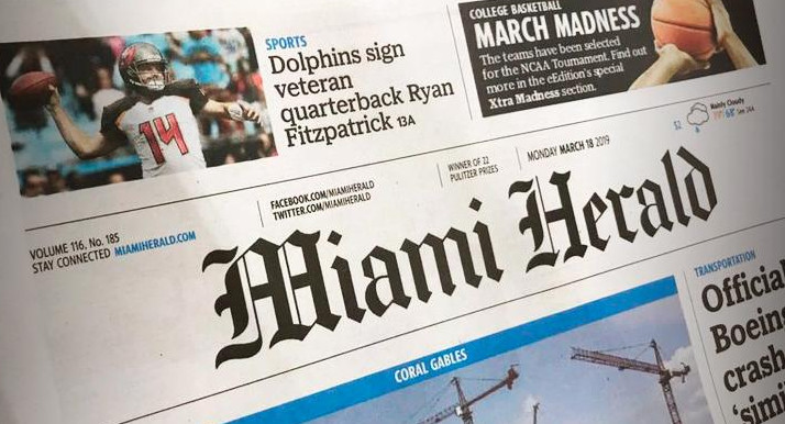 Miami Herald, periódico de Estados Unidos, diarios