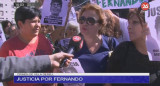 Marcha en el congreso por la muerte de Fernando Báez Sosa, Canal 26