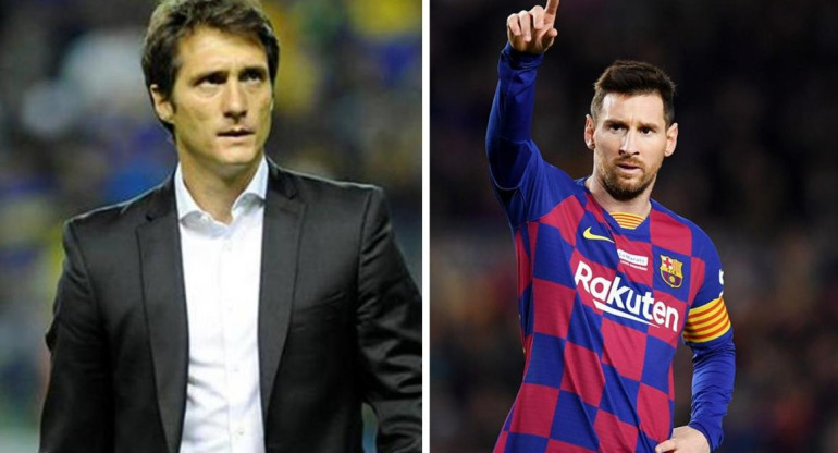 Barros Schelotto y Messi