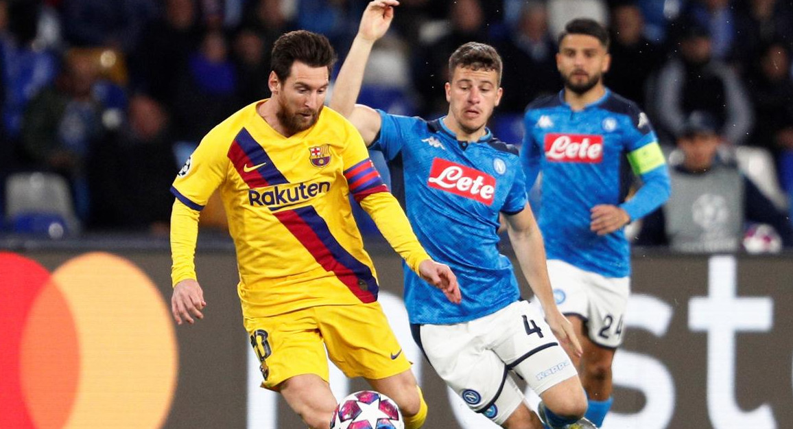 Napoli vs. Barcelona, Champions League, Lionel Messi, REUTERS