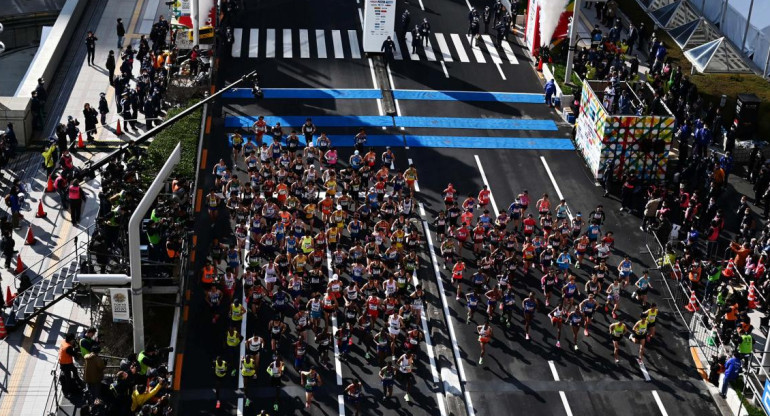 Efecto Coronavirus en Tokio, maratón con 300 participantes, REUTERS