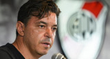 Marcelo Gallardo, DT de River Plate, conferencia, NA