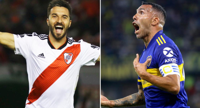 Scocco, River Plate, Tevez, Boca Juniors, NA