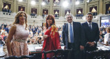 Alberto Fernández, Cristina Kirchner y Sergio Massa 