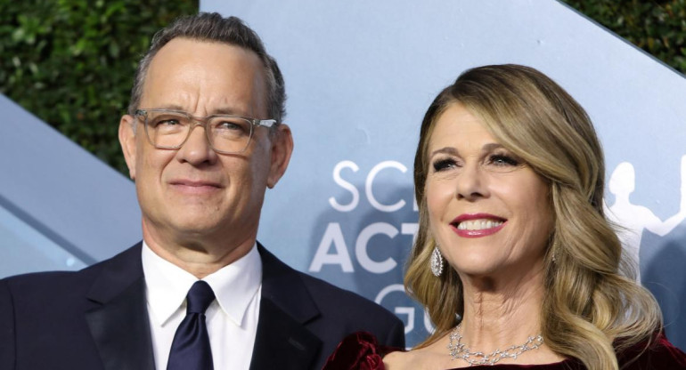 Tom Hanks y Rita Wilson, REUTERS