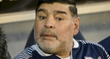 Diego Maradona, técnico de Gimnasia