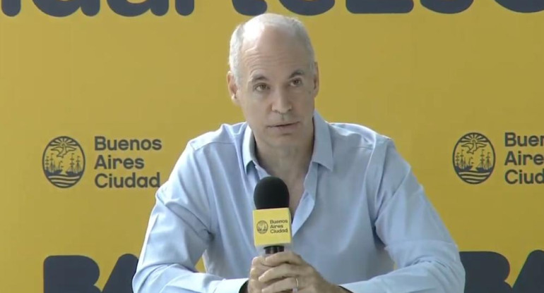 Horacio Rodríguez Larreta, conferencia de prensa