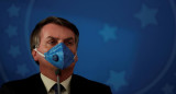 Coronavirus, Brasil, Bolsonaro con barbijo, REUTERS