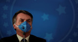 Coronavirus, Brasil, Bolsonaro con barbijo, REUTERS