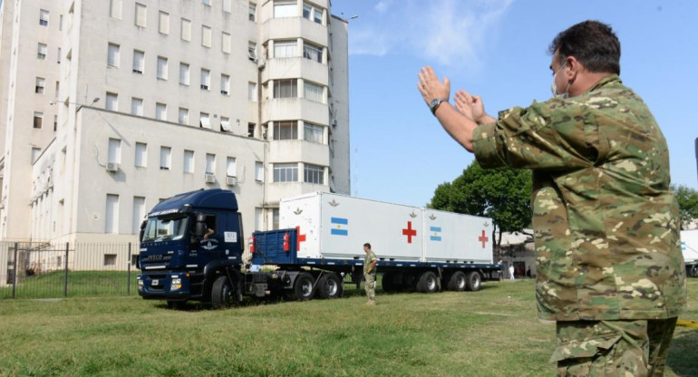 Coronavirus, Argentina, Hospital Militar Reubicable de la Fuerza Aérea 