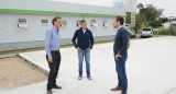 Juan Zabaleta y Gabriel Katopodis en nuevo hospital de Hurlingham