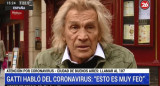 Hugo Gatti sobre su estado de salud por coronavirus, CANAL 26