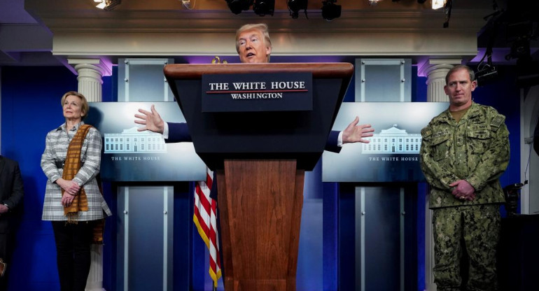 Conferencia de prensa de Donald Trump, REUTERS