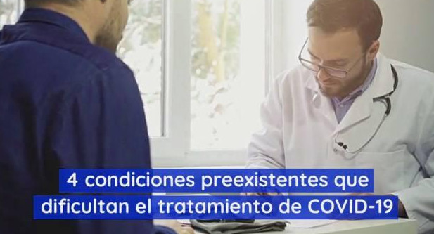 Coronavirus, cuatro condiciones preexistentes que dificultan el tratamiento de COVID-19