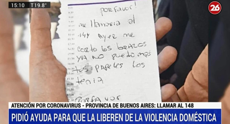 Violencia de género en medio de cuarentena por coronavirus, CANAL 26