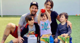 Messi y su familia por las Pascuas