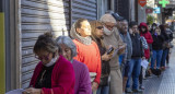 Coronavirus, Argentina, cola de gente en la calle, NA