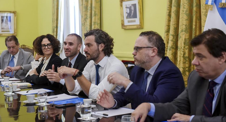 Reunión de Santiago Cafiero y el Gabinete nacional