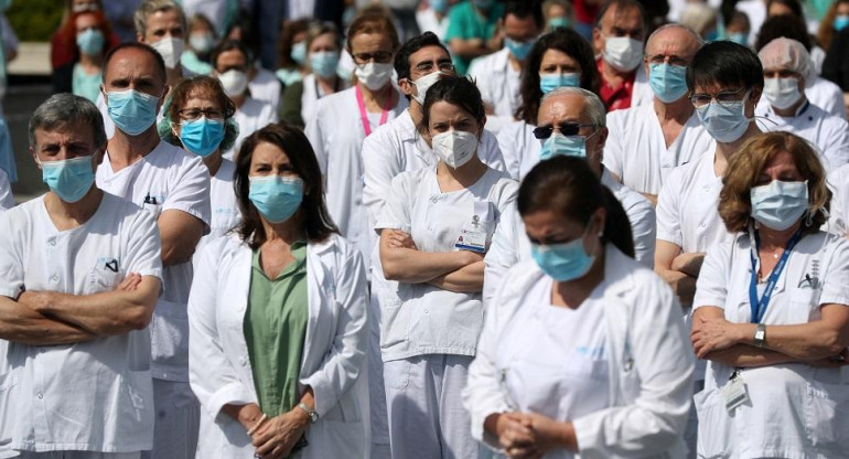 Coronavirus, España, pandemia, médicos, Reuters