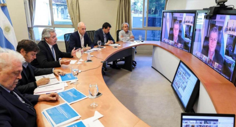 Alberto Fernández inicia otra ronda de consultas entre gobernadores para definir cómo continúa la cuarentena