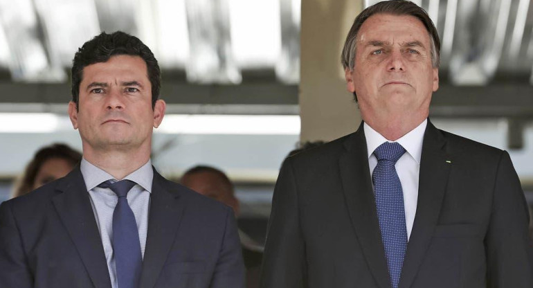 Jair Bolsonaro y Sergio Moro, Brasil