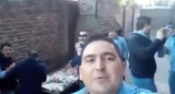 Choferes de colectivo rompiendo cuarentena por un asado