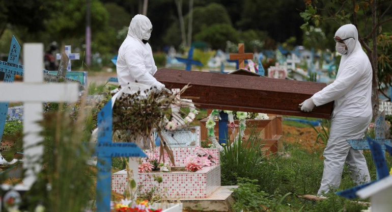 Coronavirus, Brasil, entierros, Reuters