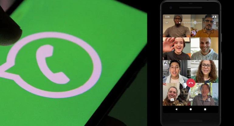 Whatsapp, videollamadas de 8 personas