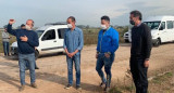 Gabriel Katopodis y Gustavo Menéndez, visita a Merlo