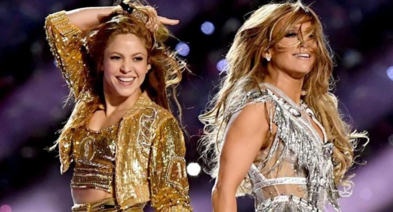 Jennifer Lopez y Shakira, Super Bowl
