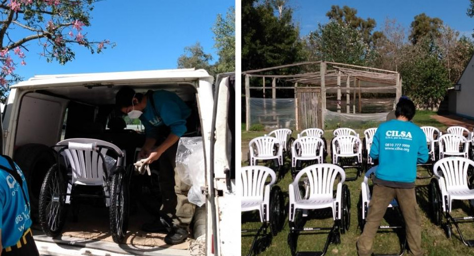 CILSA está donando a hospitales públicos más de 200 sillas de ruedas de traslado