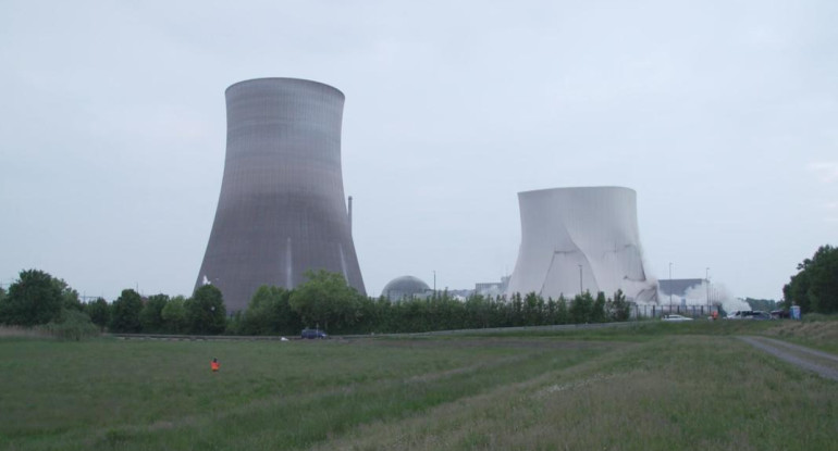Torres de planta nuclear en Alemania