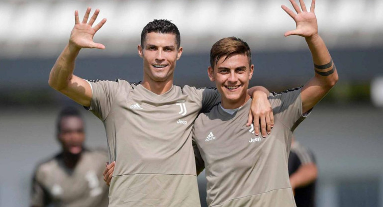 Cristiano Ronaldo y Paulo Dybala