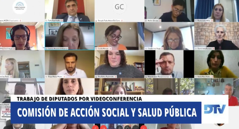 Coronavirus, Argentina, sesión virtual de Diputados, recetas médicas