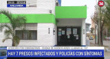 Policias y presos con  síntomas de coronavirus en Avellaneda