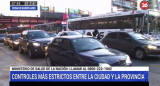 Controles por ingreso a la Ciudad, cuarentena, móvil Canal 26