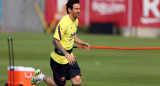 Lionel Messi, entrenamiento, Barcelona