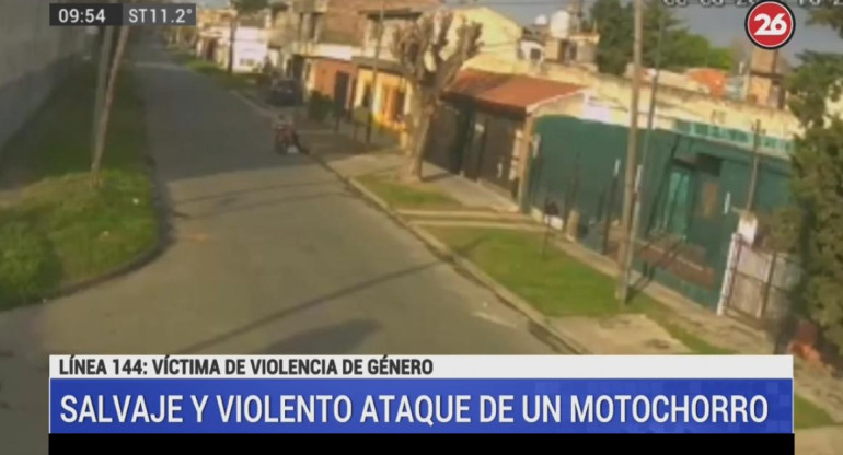 Violento asalto en Loma Hermosa, video, Canal 26