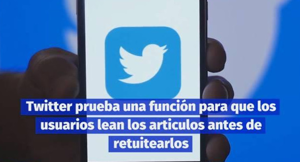 VIDEO REUTERS, Twitter prueba una función para que los usuarios lean los articulos antes de retuitearlos, REDES SOCIALES