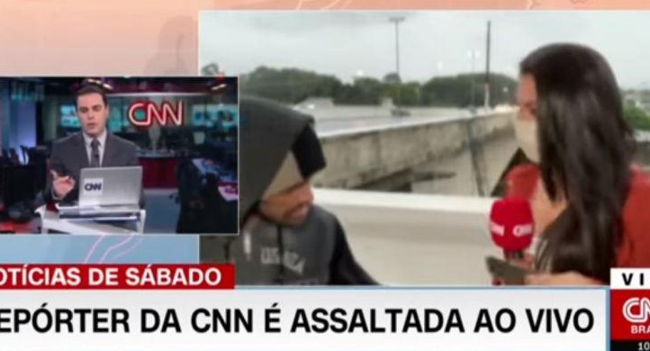 Periodista de CNN asaltada en vivo en Brasil