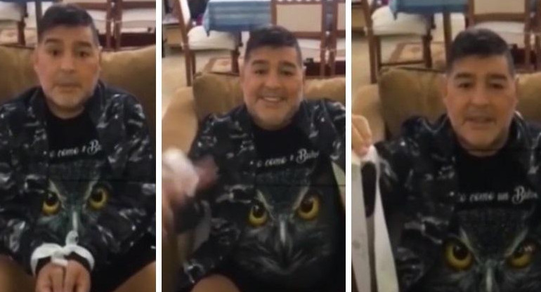 Diego Maradona, video de descargo