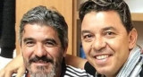 Burrito Ortega y Marcelo Gallardo