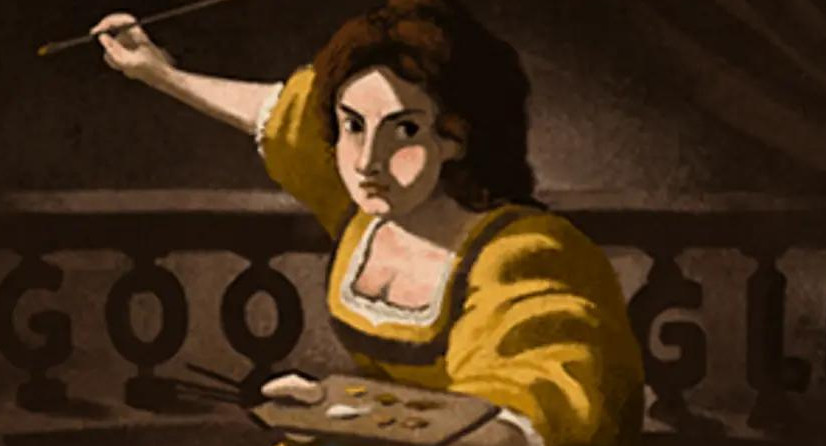 Artemisia Gentileschi, protagonista del Doodle de Google, pintora barroca feminista