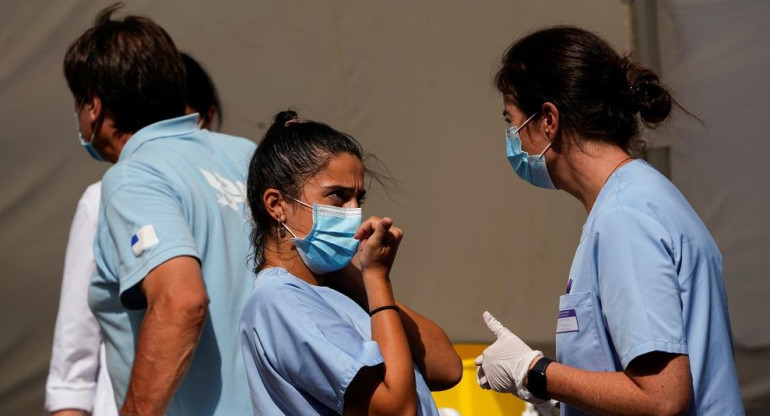 Coronavirus, España, pandemia, uso de barbijos, Reuters