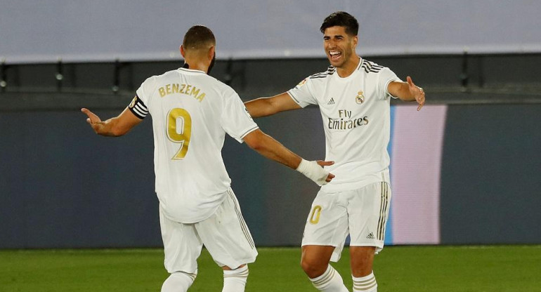 Asensio y Benzema, Real Madrid vs. Alavés, Reuters	