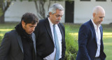 Axel Kicillof, Alberto Fernández, Horacio Rodríguez Larreta,quinta de Olivos, NA