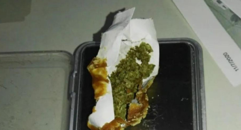 Marihuana incautada en comisaría