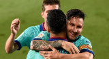 Lionel Messi, festejo con Luis Suárez, Barcelona, Reuters