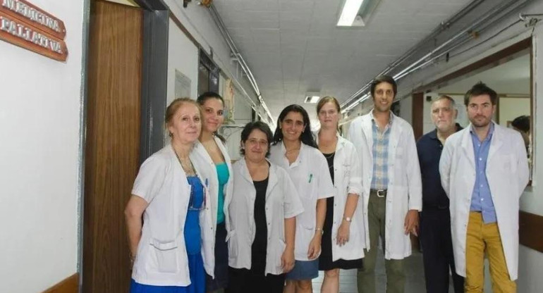 Cecilia Jaschek y su equipo de medicina paliativa