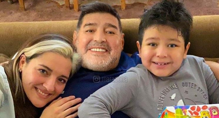 Diego Maradona, Jana y Diego Fernando